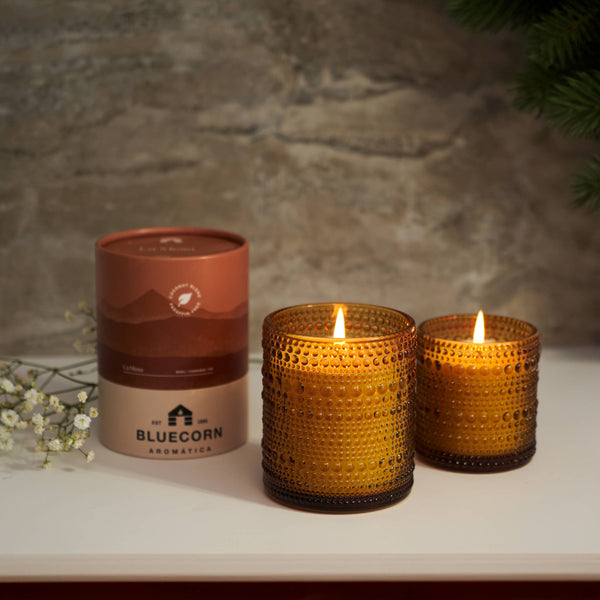Bluecorn Candle Co. -La Mesa Scented Coconut Wax Jar Candle Fall Home Decor