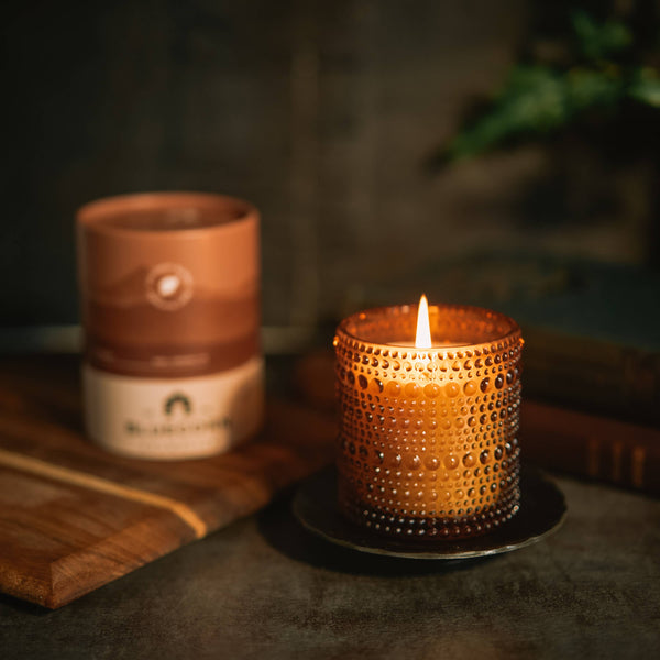Bluecorn Candle Co. -La Mesa Scented Coconut Wax Jar Candle Fall Home Decor