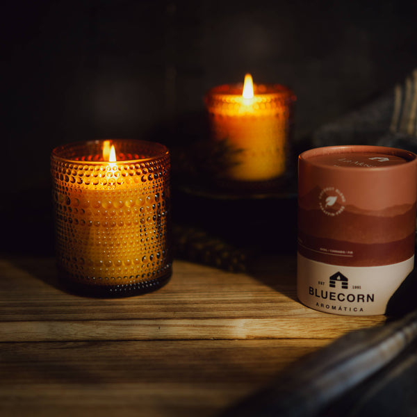 Bluecorn Candle Co. -La Mesa Scented Coconut Wax Jar Candle Fall Home Decor