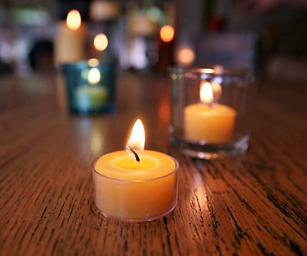 Bluecorn Candle Co. - Beeswax Tea Light Candles – Eco-Friendly Holiday Decor