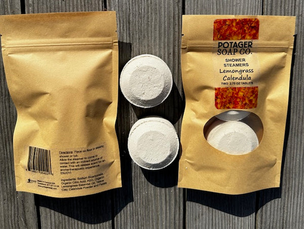 Shower Steamer - Lemongrass Calendula 2 pk