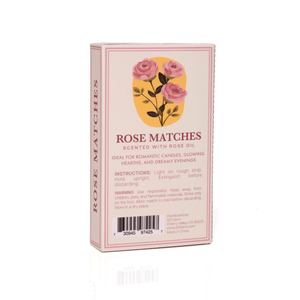 123 Farm - Rose Scented Matches, Long (3.78")