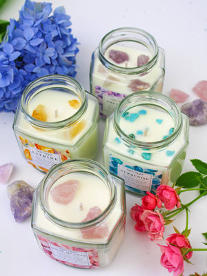 Amethyst Crystal Candle – Calm, Clarity, and Elevated Scent