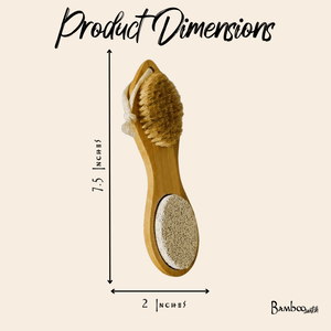 Bamboo Exfoliating Foot Pedicure Tool | Skincare Bestseller