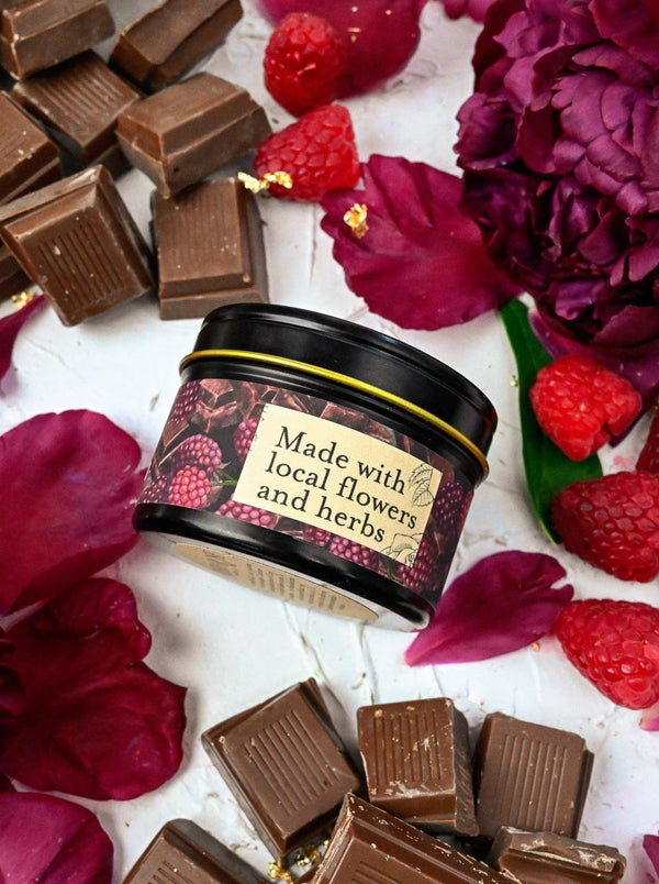 Ash & Rose - COCOA LUXE Chocolate Raspberry Candle
