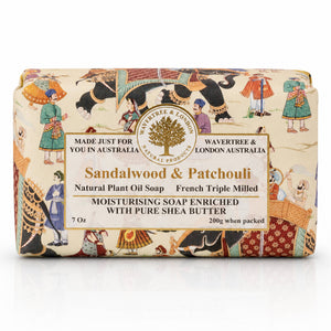 Wavertree & London - Wavertree & London Sandalwood & Patchouli  Luxury Soap Bars