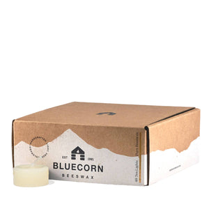 Bluecorn Candle Co. - Beeswax Tea Light Candles – Eco-Friendly Holiday Decor