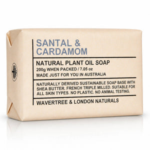 Wavertree & London - Wavertree & London Naturals Soap bar -  Santal & Cardamon
