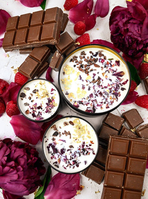 Ash & Rose - COCOA LUXE Chocolate Raspberry Candle