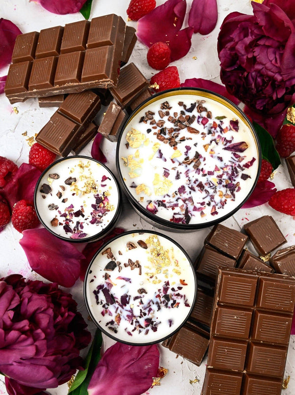 Ash & Rose - COCOA LUXE Chocolate Raspberry Candle