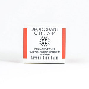 Little Seed Farm - Orange Vetiver Deodorant Cream - Summer Seasonal