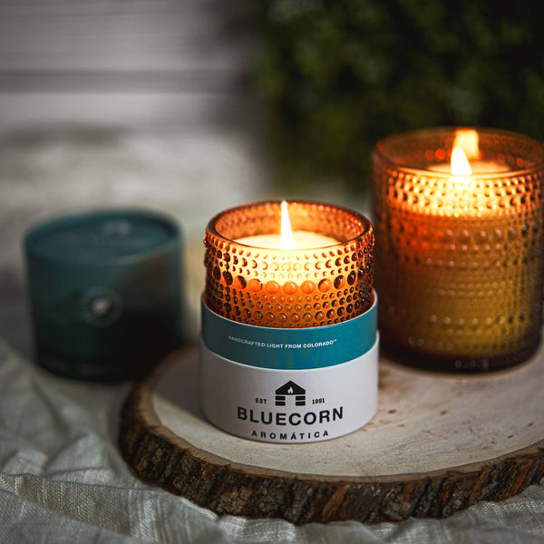 Bluecorn Beeswax Candle Co. - Woodsy Pine Scented