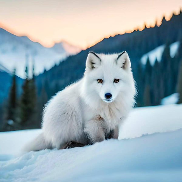 Puzzle - Wooden Puzzle Arctic Fox