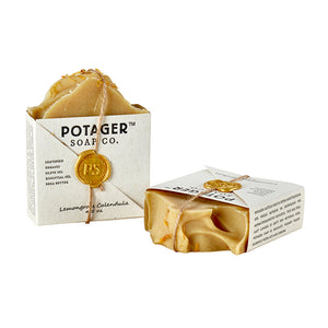 Potager Soap Co. Lemongrass Calendula Bar Soap