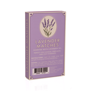 Lavender Scented Matches, Long (3.78")