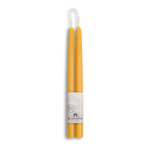 8" Beeswax Taper Candles – Dripless & Handmade in USA - Bluecorn Candle Co.