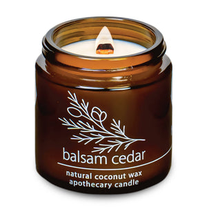 HEMLOCK PARK Balsam Cedar Candle | 4 oz Apothecary