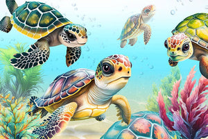 Micro Puzzles - Flippin Awesome Sea Turtles - Marine Life