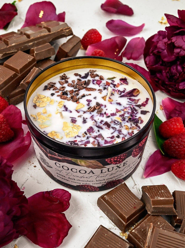 Ash & Rose - COCOA LUXE Chocolate Raspberry Candle