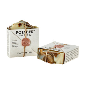 Potager Soap Co. Natural Peppermint Soap – Cool, Clean & Invigorating