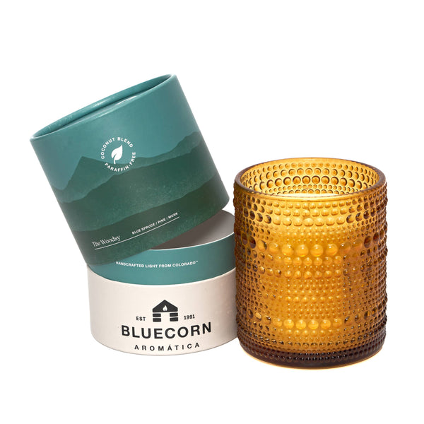 Bluecorn Beeswax Candle Co. - Woodsy Pine Scented