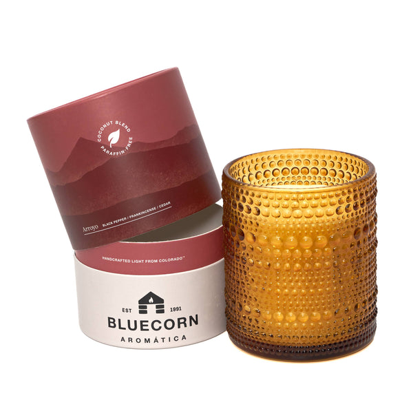 Bluecorn Beeswax Candle Co. - Arroyo - Coconut Wax Spice Scented Jar Candle  - Fall