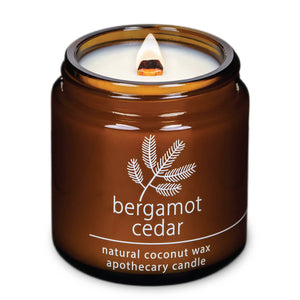 HEMLOCK PARK Bergamot Cedar Candle | 4 oz Apothecary