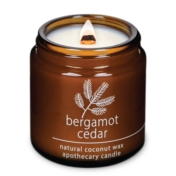 Bergamot Cedar Candle | 4 oz Apothecary