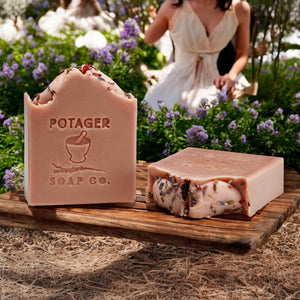 Potager’s Secret Garden Soap – Floral, Earthy & Captivating | Naked