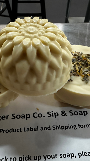 Sip and Soap | Cold Process Soap Making Class