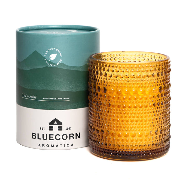 Bluecorn Beeswax Candle Co. - Woodsy Pine Scented