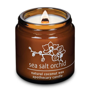 HEMLOCK PARK Sea Salt Orchid Candle | 4 oz Apothecary
