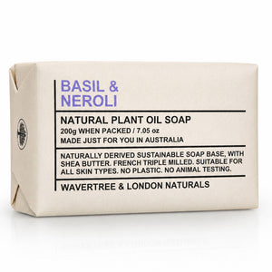 Wavertree & London - Wavertree & London Naturals Soap bar -  Basil & Neroli