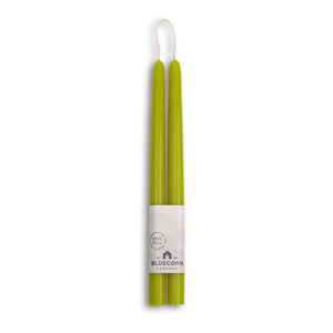8" Beeswax Taper Candles – Dripless & Handmade in USA - Bluecorn Candle Co.