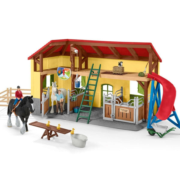 Schleich Brand - Horse Stable Farm Play Set