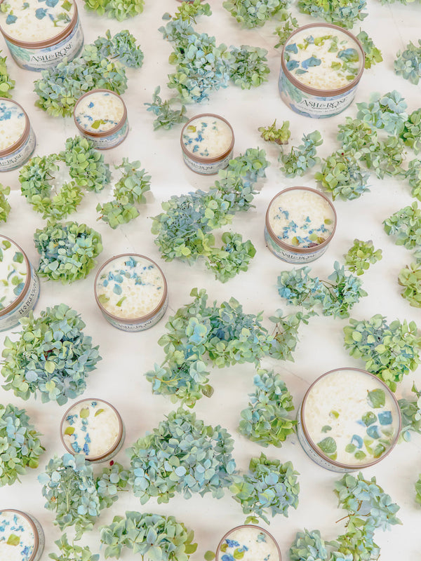By the Sea - Hydrangea and Sea Salt Candle