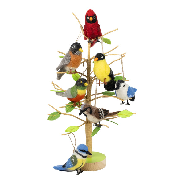 Felt Bird Ornaments