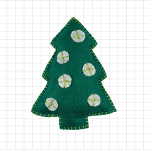Tree Ornament Wool Felt Sewing Kit – DIY Craft