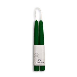 8" Beeswax Taper Candles – Dripless & Handmade in USA - Bluecorn Candle Co.