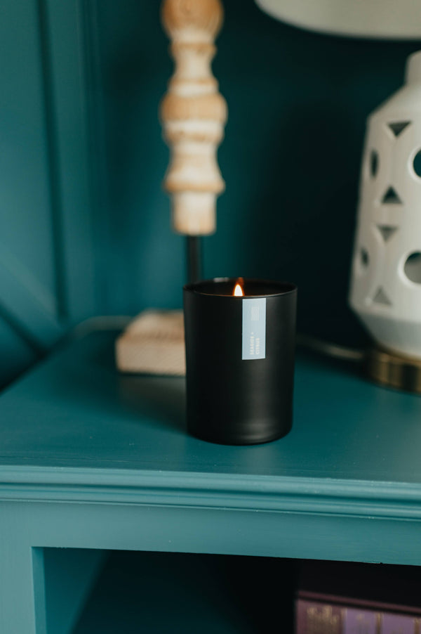 Seaside + Citrus - Matte Black Tumbler Soy Candle