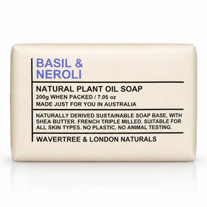 Wavertree & London - Wavertree & London Naturals Soap bar -  Basil & Neroli
