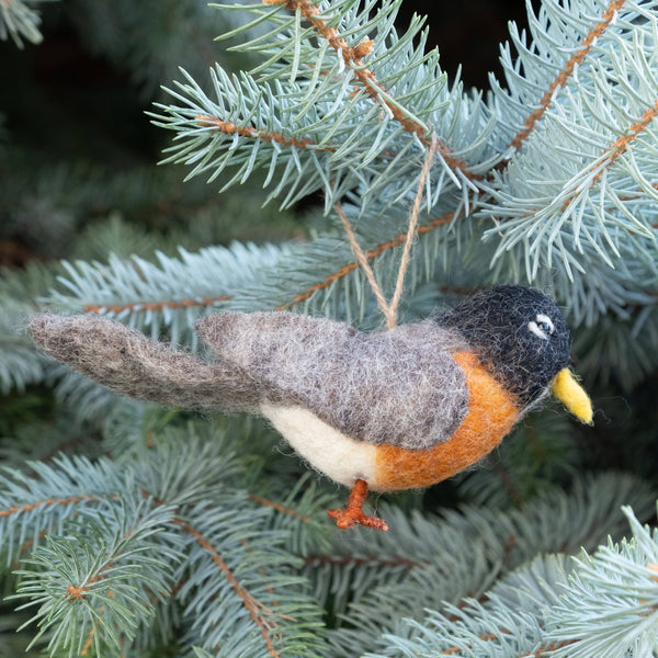 Felt Bird Ornaments