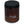 Potager Soap Co. 8 oz Lychee Mangosteen candle in an amber glass jar with a matte black metal lid