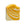 Potager Soap Co. artisan bar soap with orange and white swirls and embossed logo on a white background.