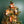 Potager Soap Co. handmade felt forest animal ornaments including deer, fox, owl, squirrel, and hedgehog on a tree.