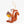 Potager Soap Co. handmade felt squirrel ornament holding an acorn, crafted from natural wool for seasonal decor.