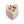 Potager Soap Co. heart-shaped bath bomb in pale pink with scattered dried flower petals on top