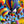 Potager Soap Co. wooden jigsaw puzzle featuring a vibrant sky filled with colorful hot air balloons in flight.