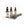 Potager Soap Co. French Lavender room and linen spray in amber glass bottles with a bundle of dried lavender flowers.
