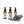 Potager Soap Co. French Lavender room and linen spray in amber glass bottles with dried lavender sprigs.